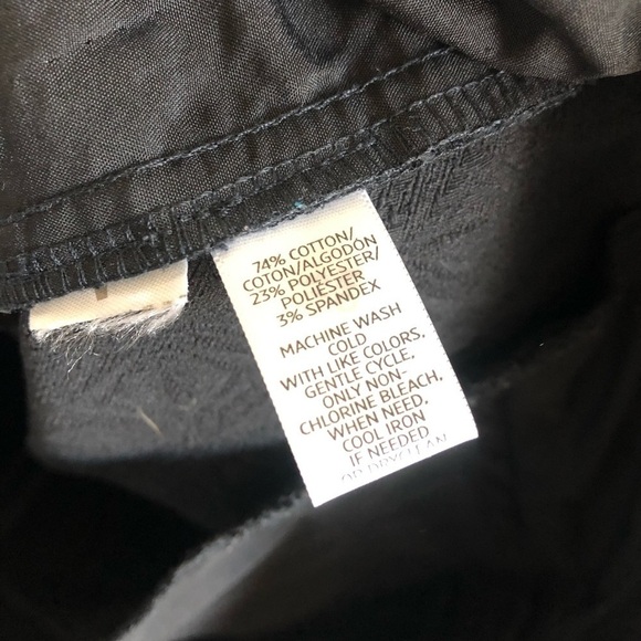 LOFT Scallop Jacquard Riviera Shorts Womens Black - Picture 12 of 12